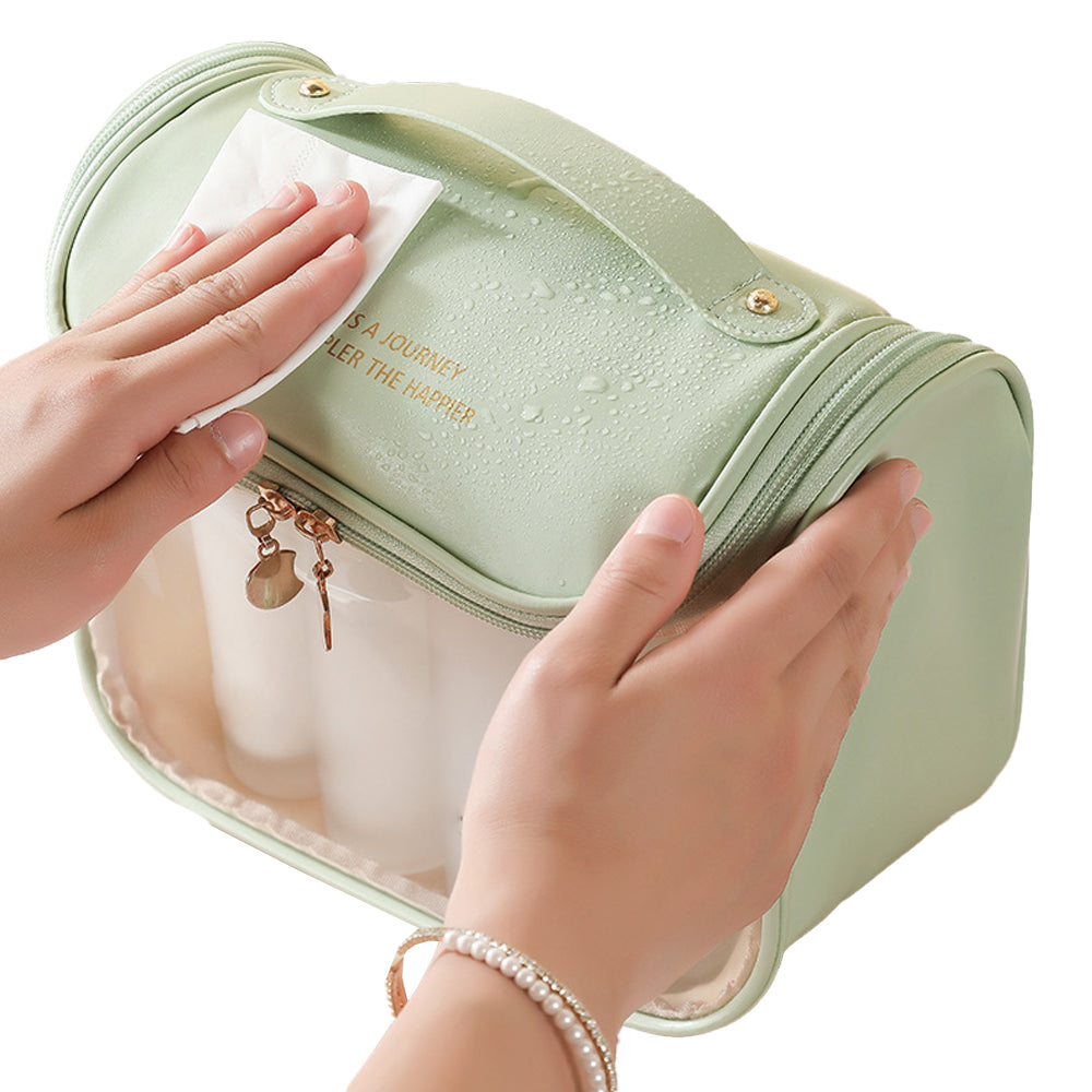 Clear Makeup Bag with Hanging Hook for Travel Organizer for Accessories
