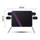 Car Windshield Snow Cover Protector with Reflection Strips-Double Layer Black