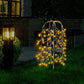 100/200LEDs Solar Firecracker Fireworks Light Outdoor Garden Stake Light