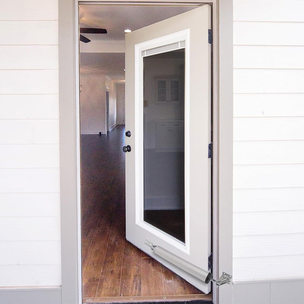 Simple Pneumatic Door Closer with Adjustable Closing Speed for Home Use