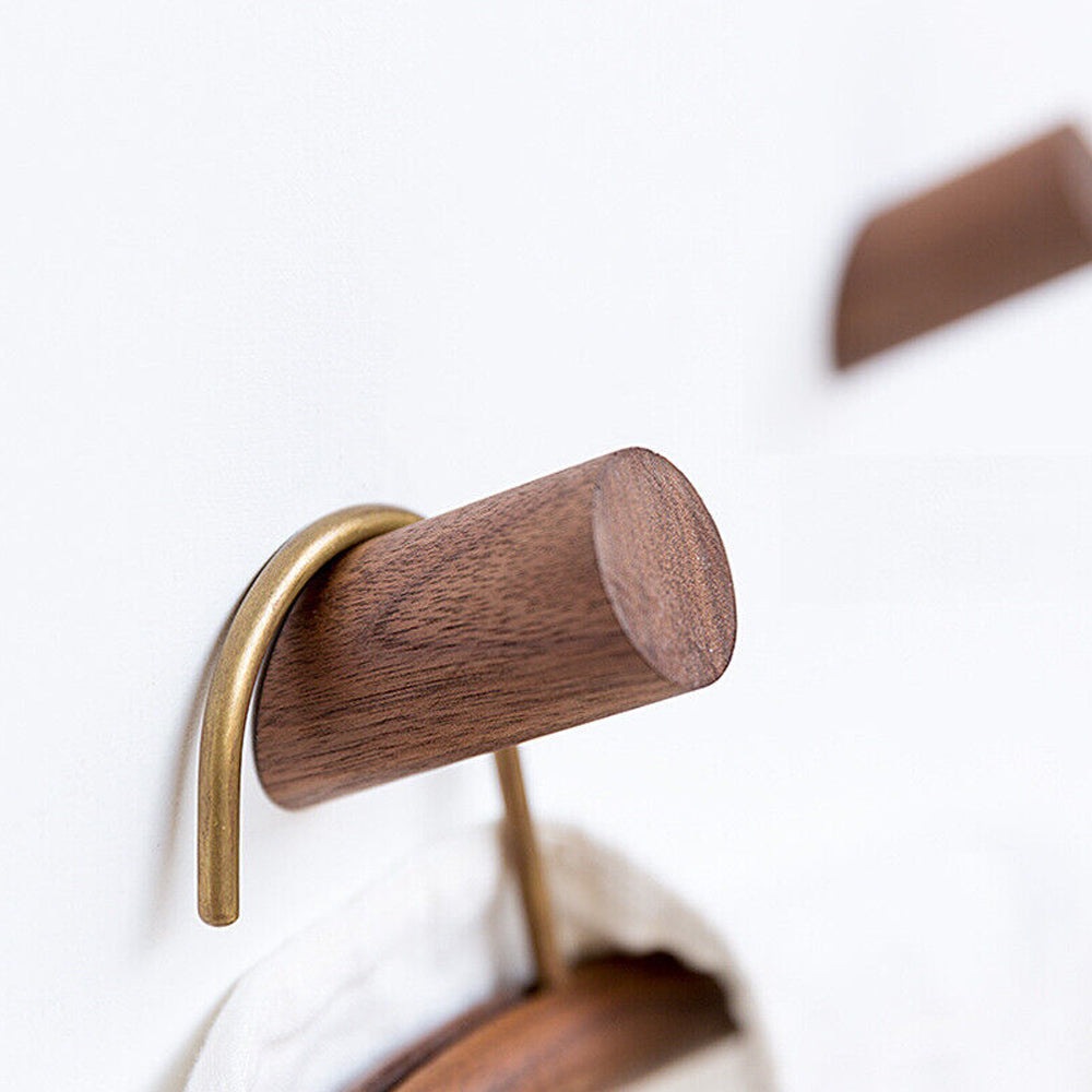 3 Sets Wooden Hook Wall Hook Hanger Hallway Home Decorations