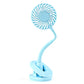 Clip on Mini Fan Portable USB Rechargeable Personal Desk Fan Cooling Fan