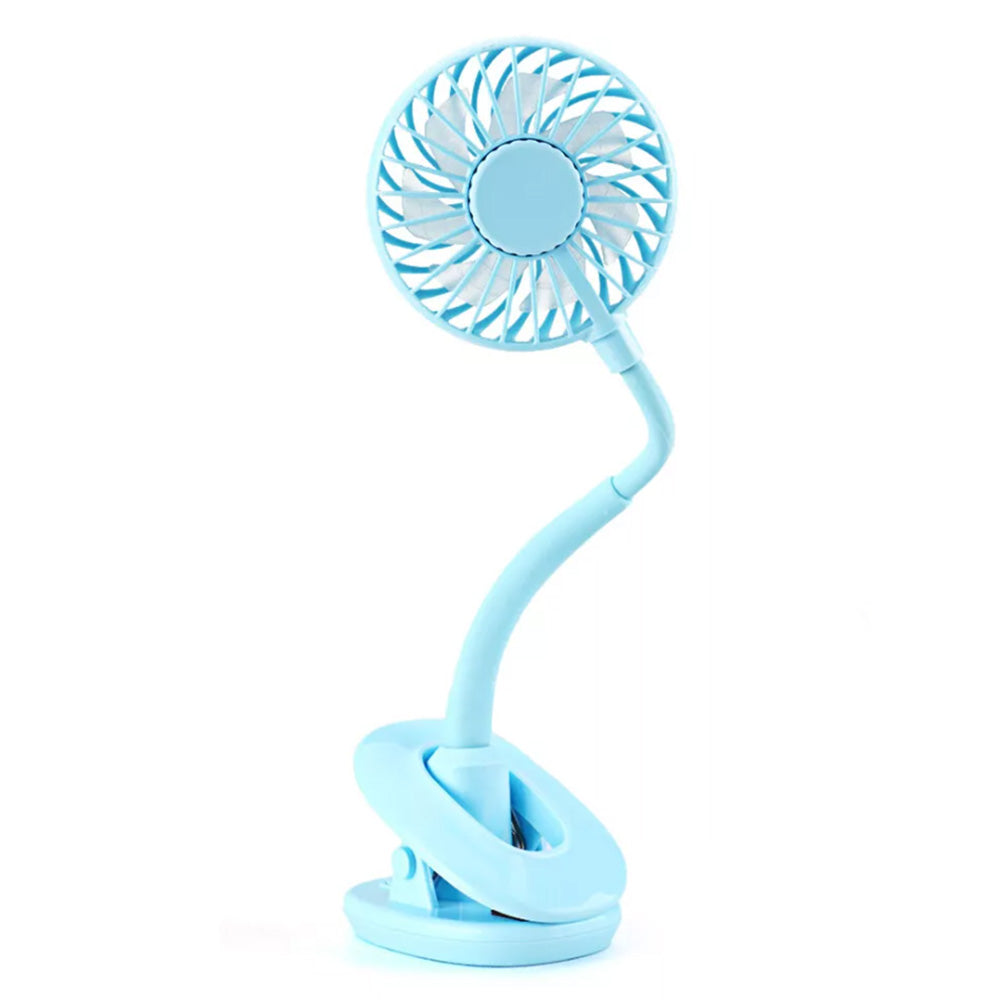 Clip on Mini Fan Portable USB Rechargeable Personal Desk Fan Cooling Fan