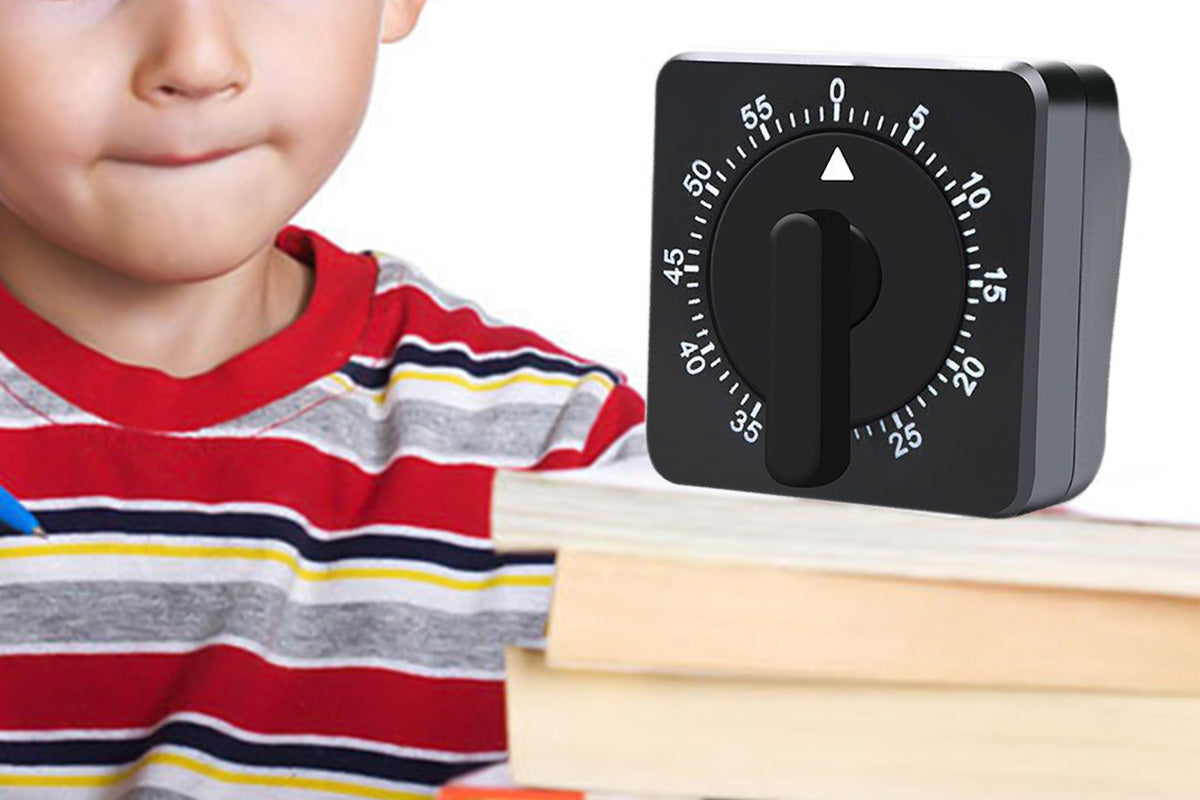 Mechanical Kitchen Timer Battery-Free Countdown Timer for Cooking Studying