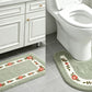 4Pcs Shaggy Mat Set Plush Bathroom Floor Mats Toilet Mat