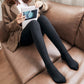 Thick Translucent Tights Stockings Warm Fleece Lined High Waist Leggings for Winter