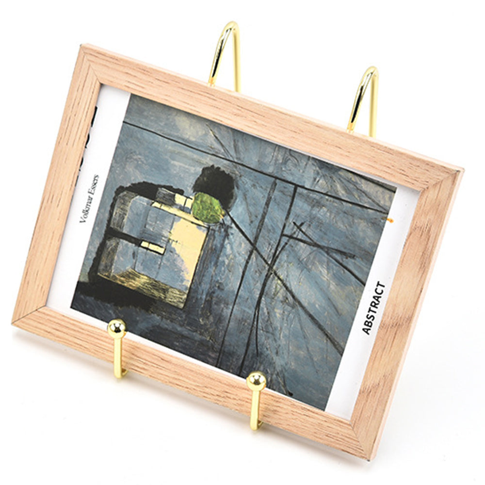 2Pcs Iron Photo Frame Display Stand