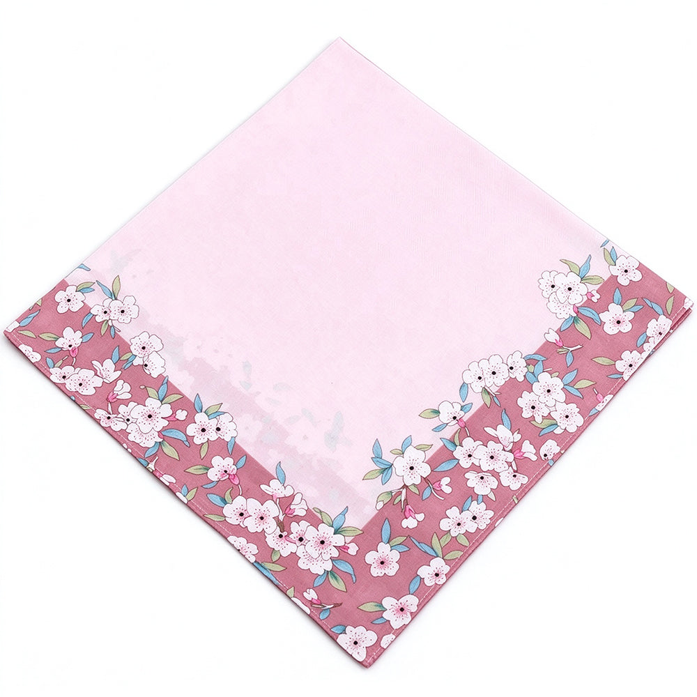 12 Pack Pure Cotton Printed Handkerchiefs 42cm Square
