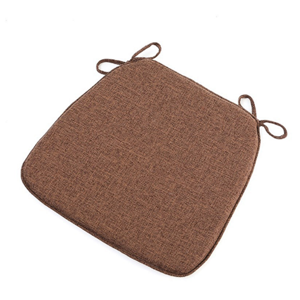 Hoof-Shape Non-Slip Chair Cushion With Ties