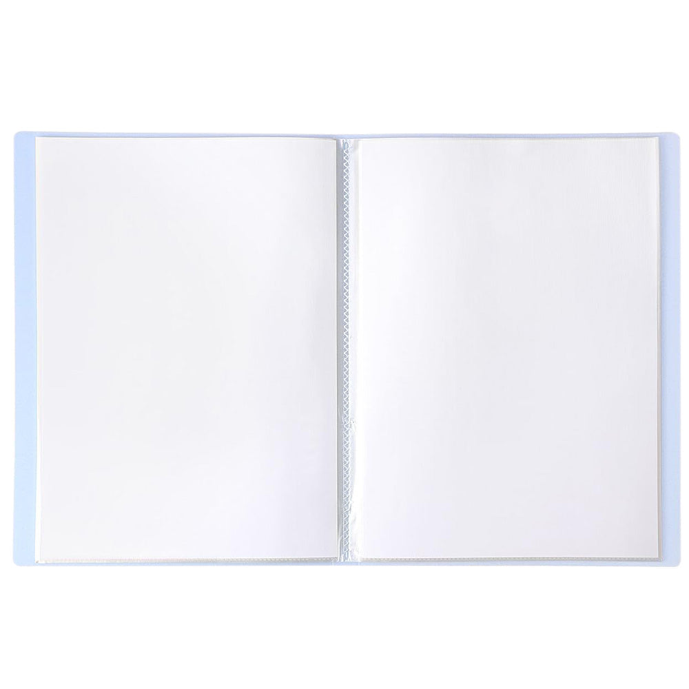 2 Pack A4 Sheet Protector Binder 40 Page Clear Folder for Certificates Posters