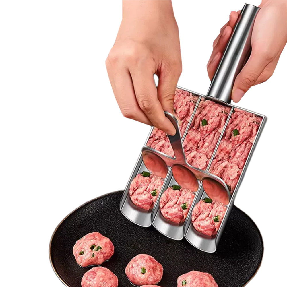 304 Stainless Steel Handheld Meatball Maker with Scoop