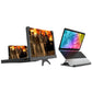 2Pcs Ergonomic Laptop Stand Notebook Tablet Holder-Black and White