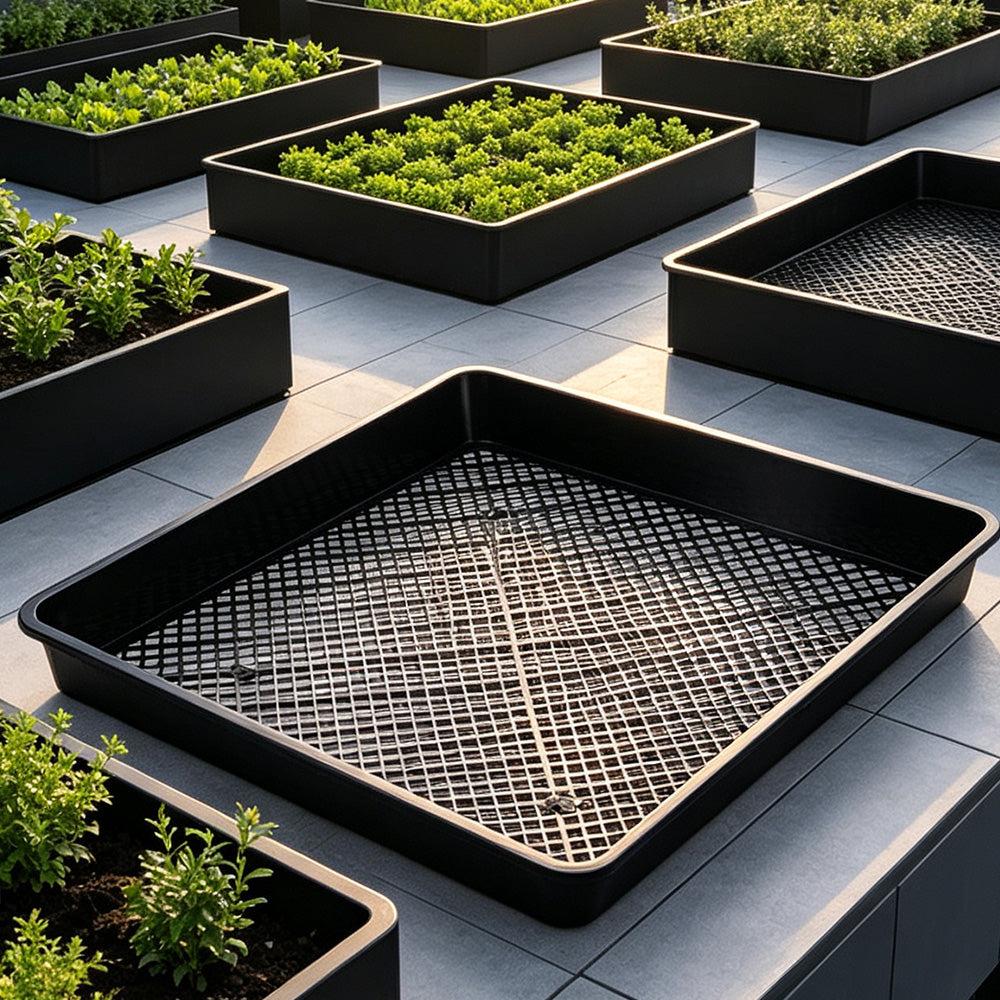 10 Pack Seedling Tray Fine Holes Plant Propagation Seedling Hydroponic Square