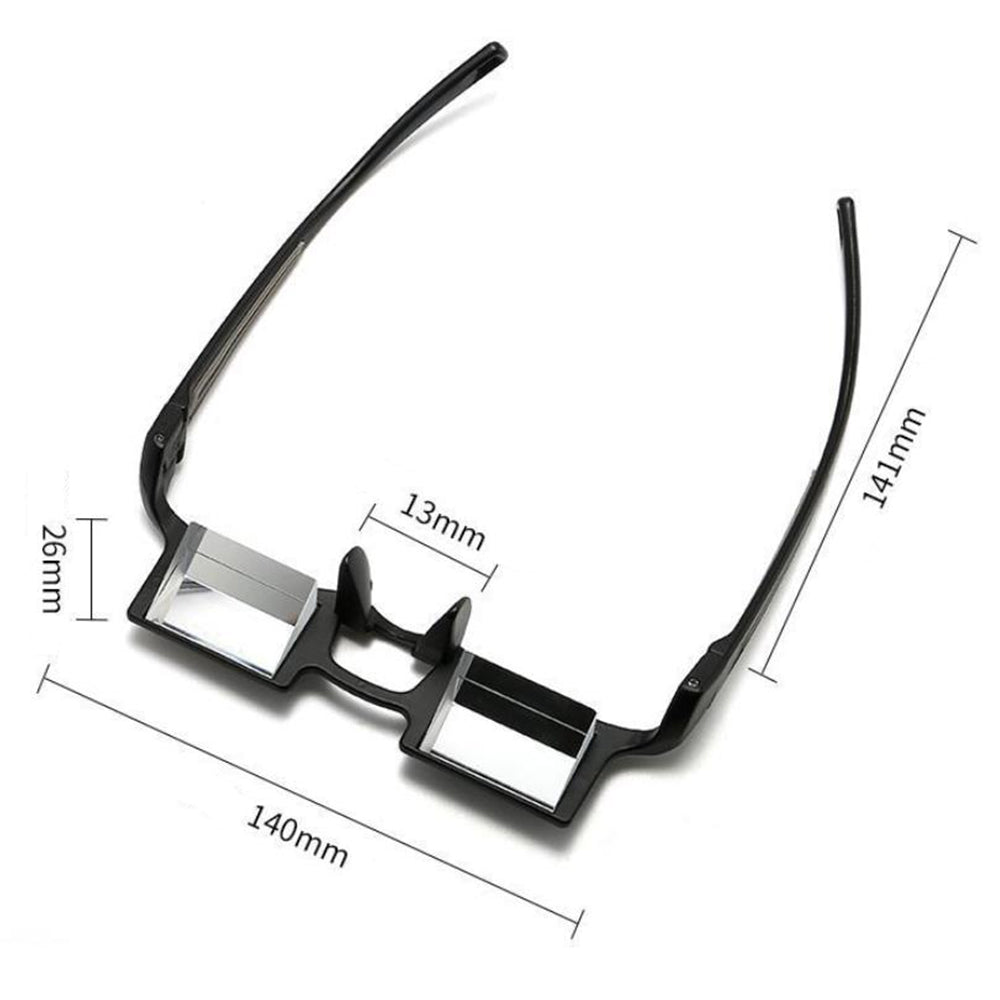 Lazy Horizontal Reading Glasses