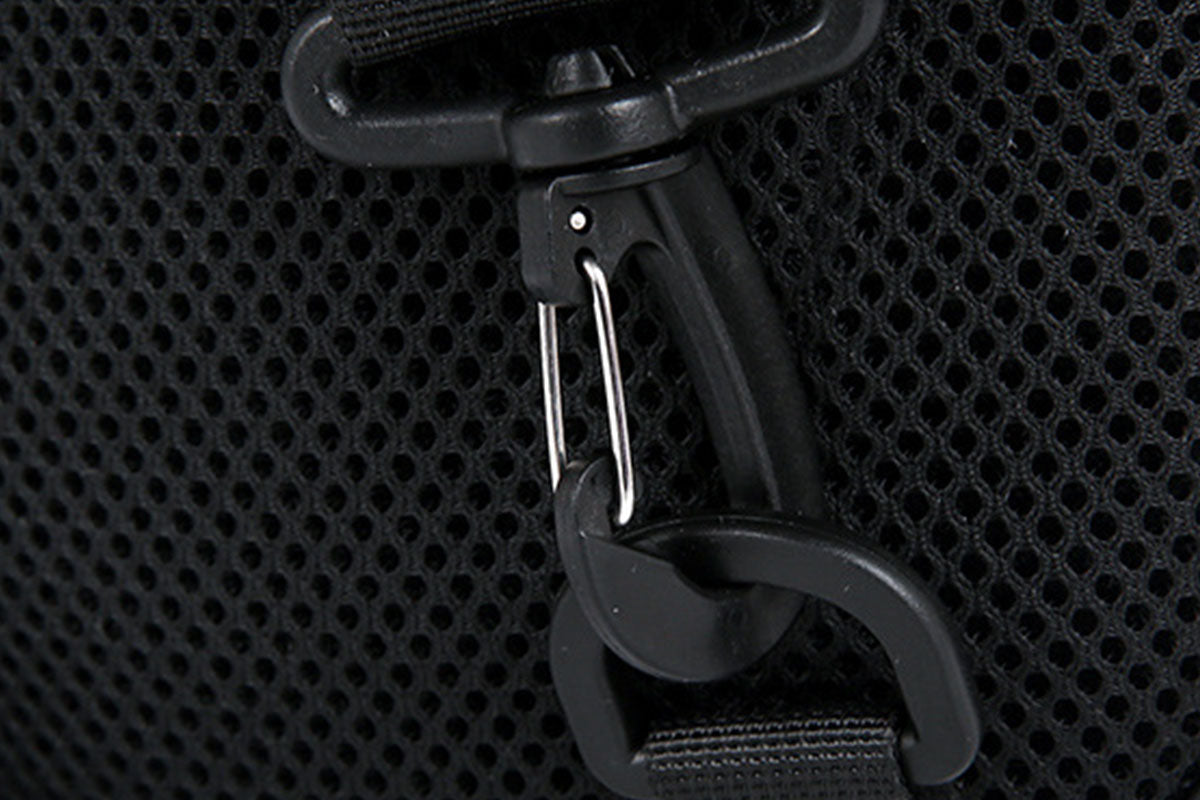Water-Resistant Sling Bag Anti-Theft Chest Pack Crossbody Backpack with USB Charging Port and Headphone Hole