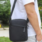 Men's Oxford Crossbody Shoulder Bag with Adjustable Strap and Multi-Pocket Messenger Design