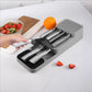 Storage Rack Knife Block Organizer Kitchen Knives Holder Countertop or Drawer Use