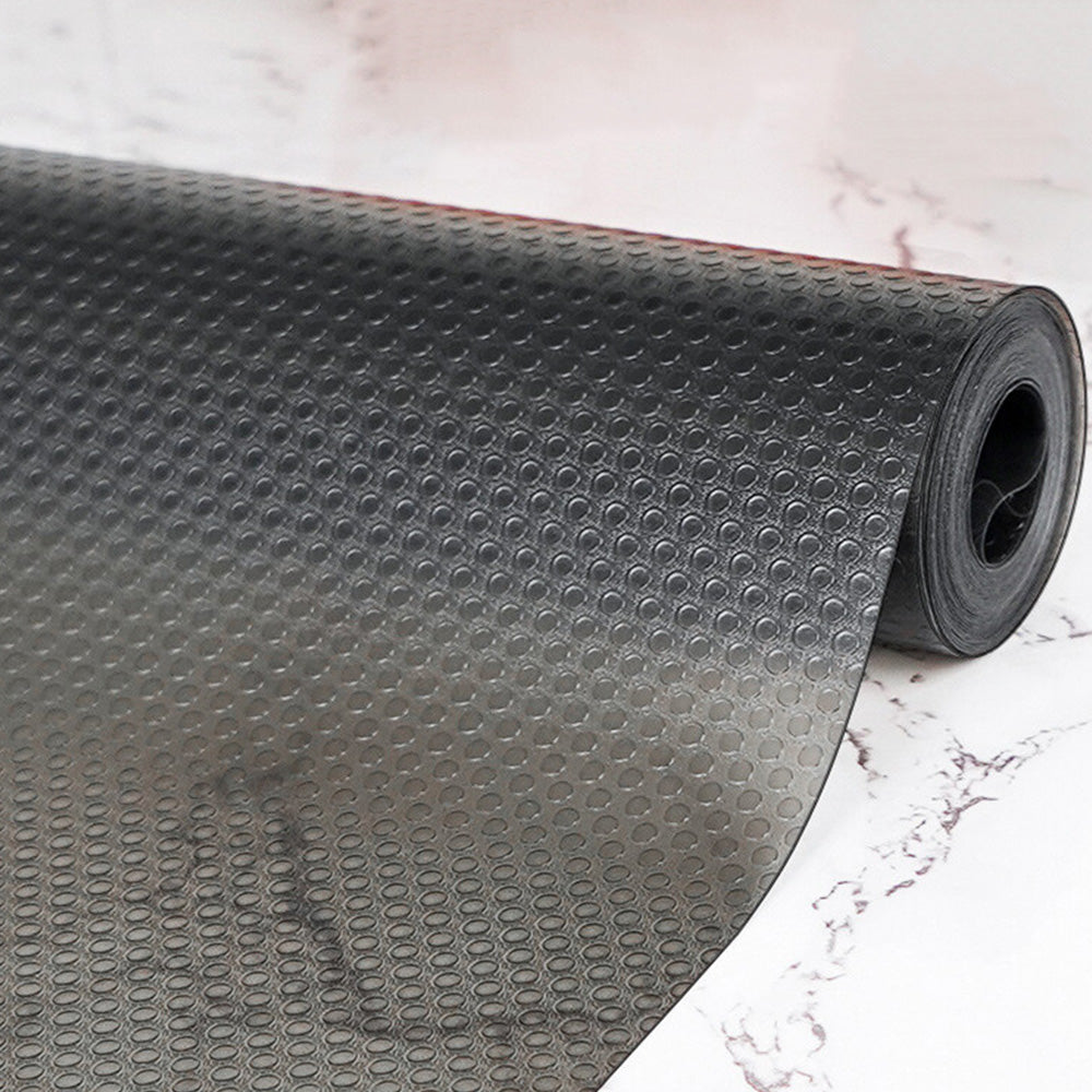 Thick EVA Drawer Liner 30x300cm with Slip Resistant Dots and Heat Resistance-Black