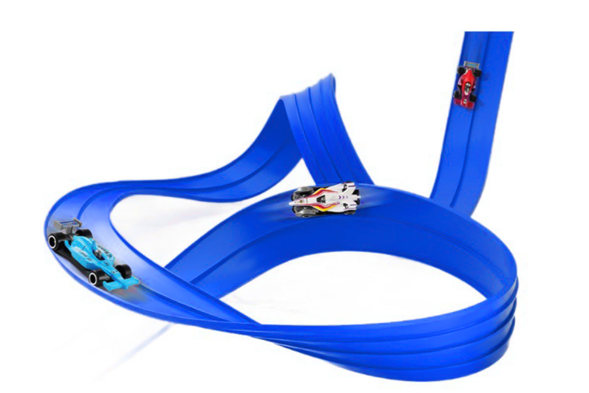 Five Meter Dual Lane Gravity Racing Track Set