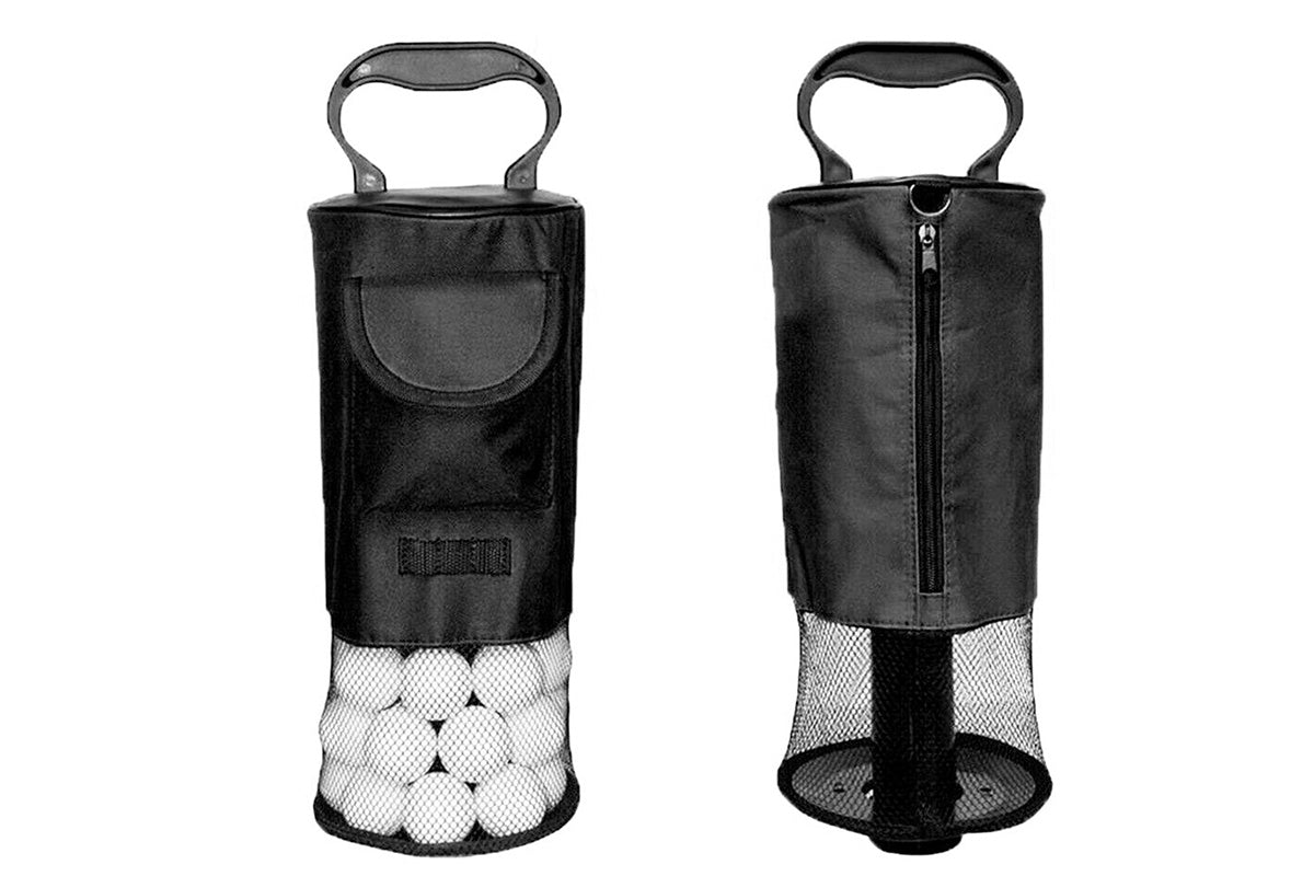 Golf Ball Retriever Portable Pocket Shag Bag Can Hold Up to 70 Balls