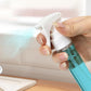 Standing Paper Towel Holder with Spray Pump Papertowels Roller Sprayer