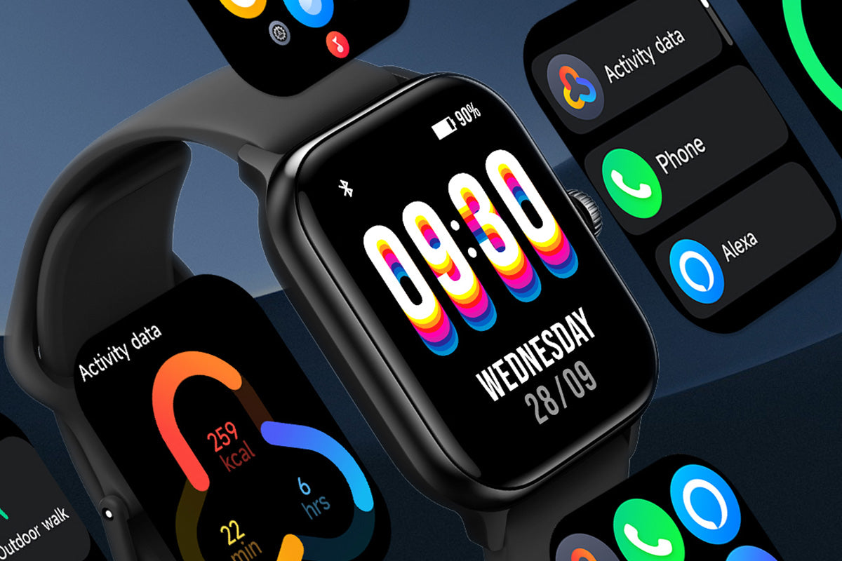 Bluetooth Calling Smartwatch with 1.85 Inch Display Fitness Tracking