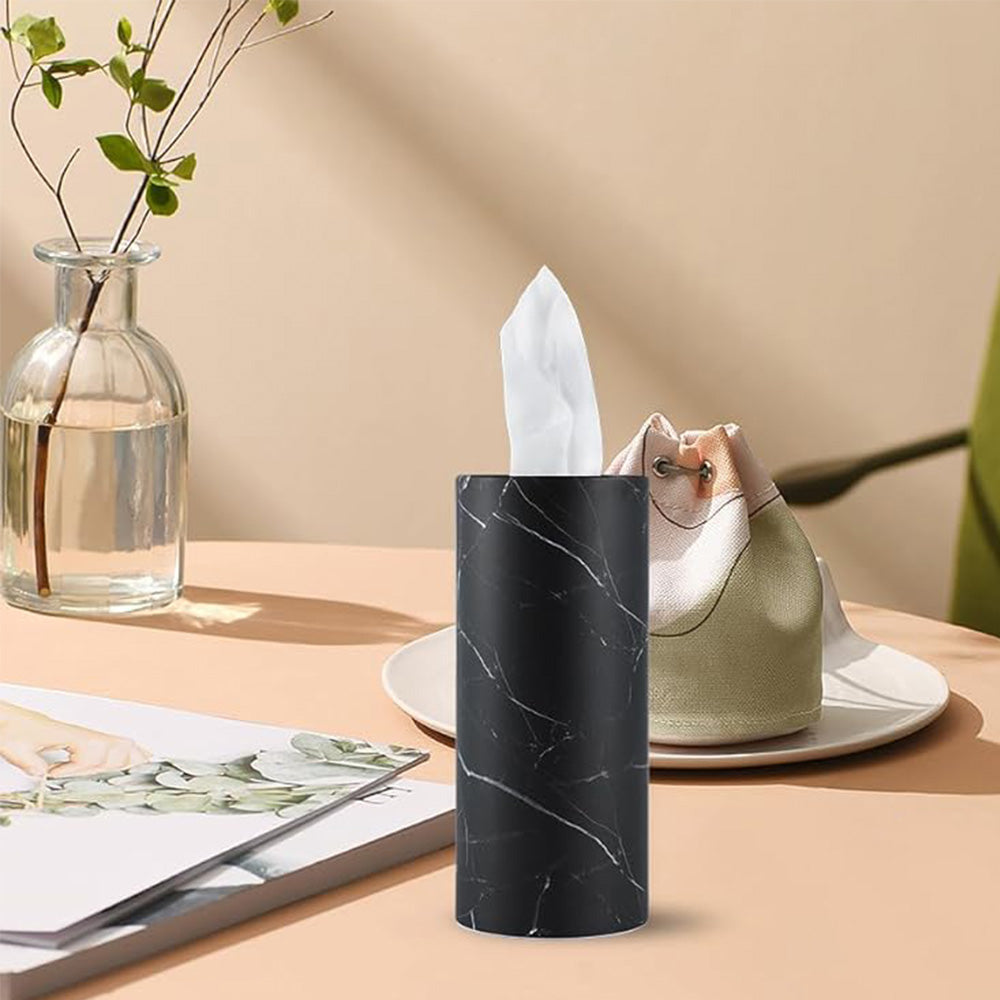6PCS Car Tissues Holder With Facial Tissues Car Cup Holder Cylindrical Tissue Box