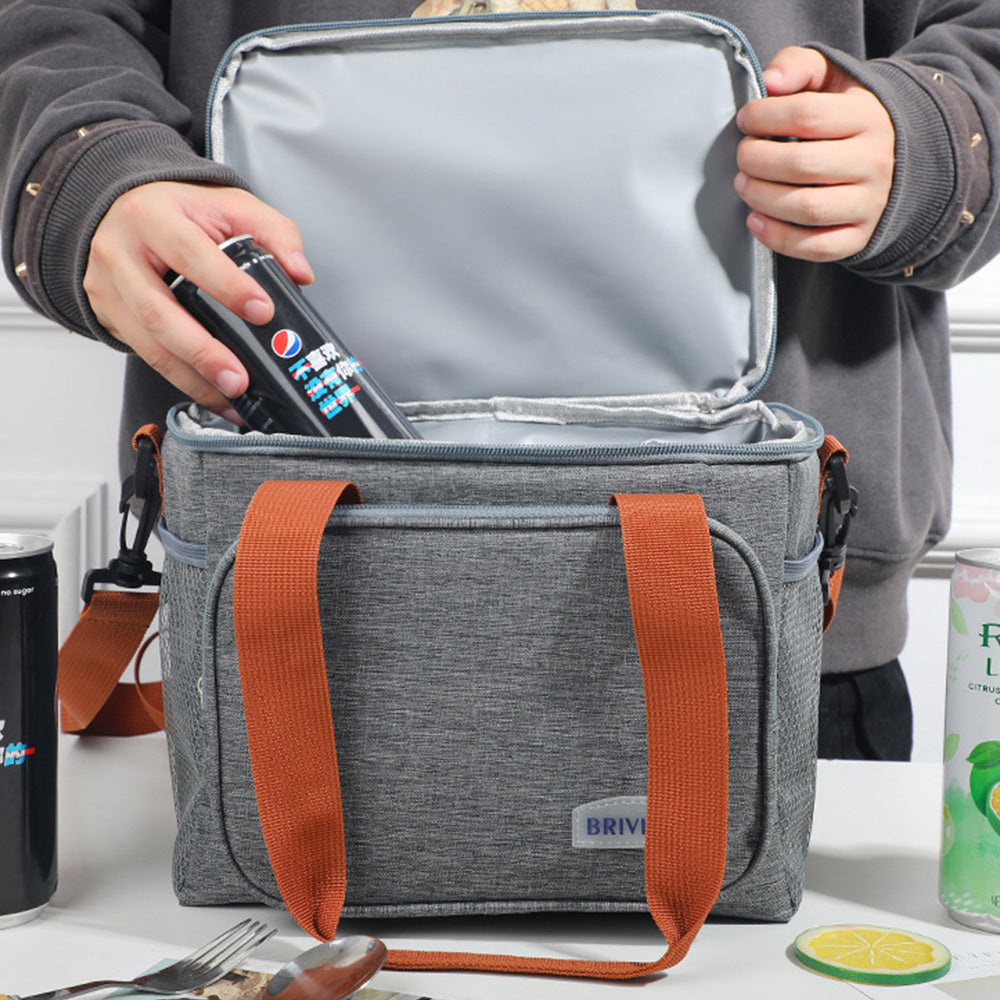 Outdoor Portable Lunch Bag Thermal Insulated Food Container Cooler Bag
