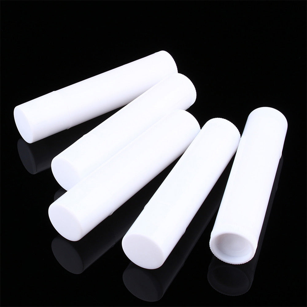 100 PCS Empty Lip Balm Tubes 5g Twist Up Plastic Lipstick Containers for Homemade Lip Gloss Lipstick