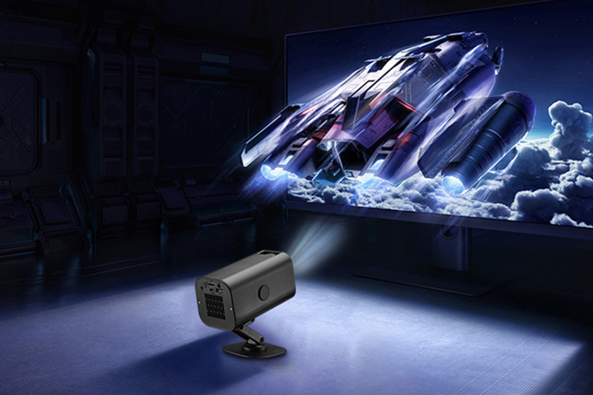 Mini Projector 1080P Portable Video Projector Smart Projector for Phone PC Laptop
