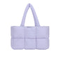Puffer Tote Bag Large Quilted Puffy Handbag Lightweight Satchel Purse
