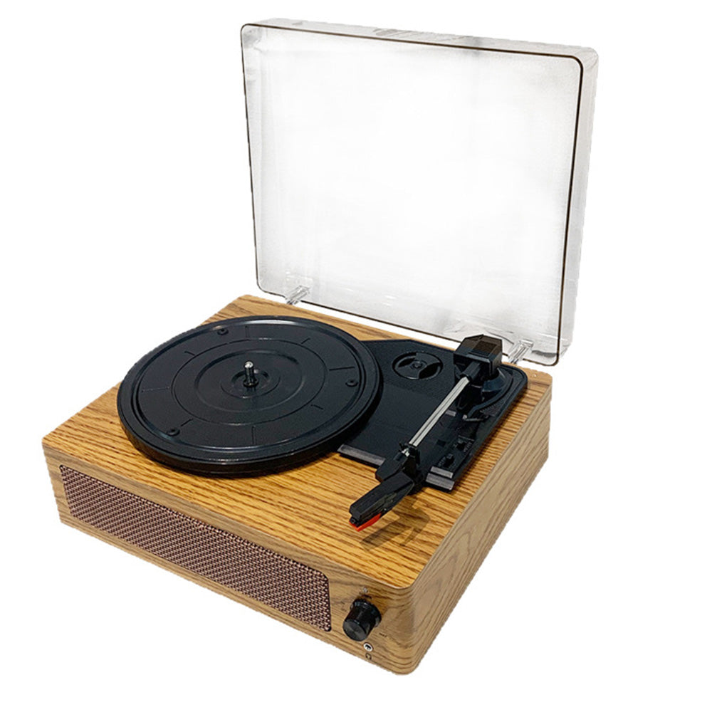 Portable Retro Bluetooth Vintage Vinyl Record Player with Speakers