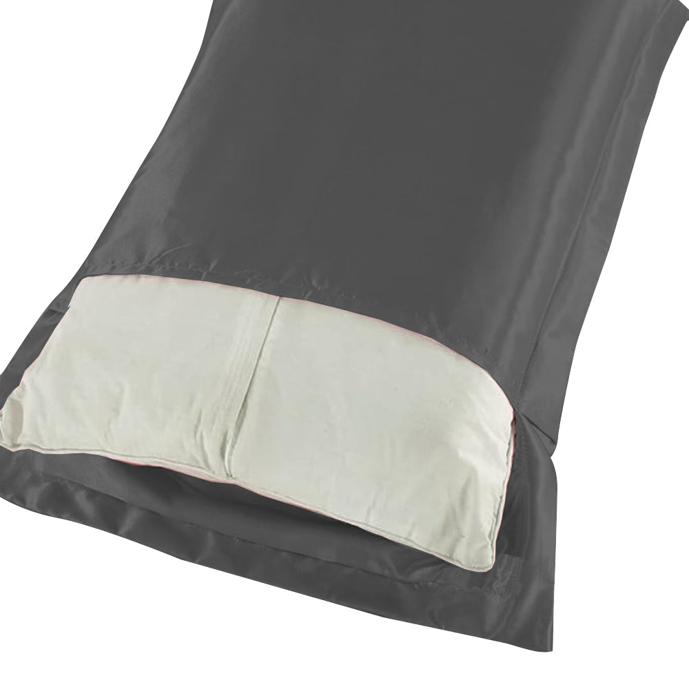 2Pcs 48x74cm Satin Pillowcase Solid Color Silk Soft Bedding Pillowcase