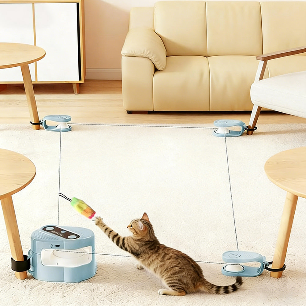 Interactive Cat Toy Automatic Moving And Enrichment Toy For Indoor Cats
