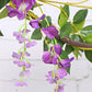 4Pcs Artificial Silk Wisteria Vine Hanging Garland 1.8 m for Home and Garden Decoration