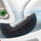 2pcs Toilet Brush with Drip Base Toilet Bowl Brush with Built-in Tweezer Toilet Cleaner Set