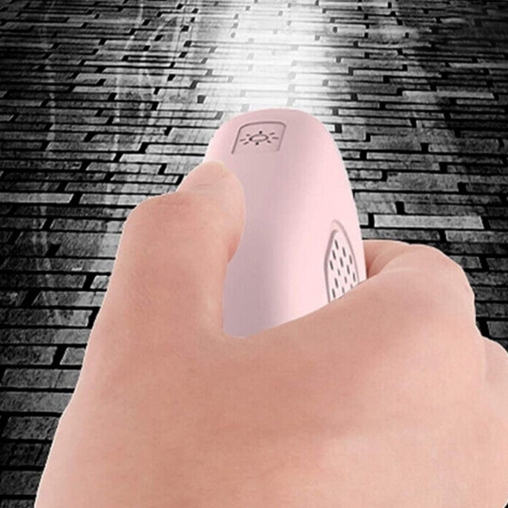 Rechargeable Personal Security Alarm Keychain With LED 130dB Self-Defense Alarm