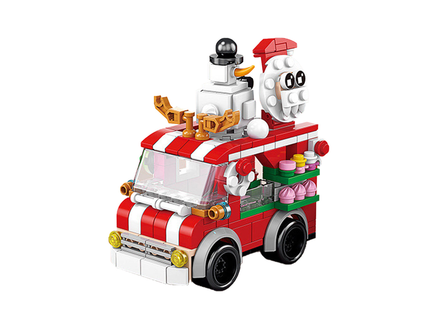 24 Days Christmas Advent Calendar Kids Building Blocks Playsets