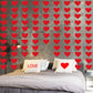 Felt Heart Garland Banner Decoration for Valentine's Weddings & Parties