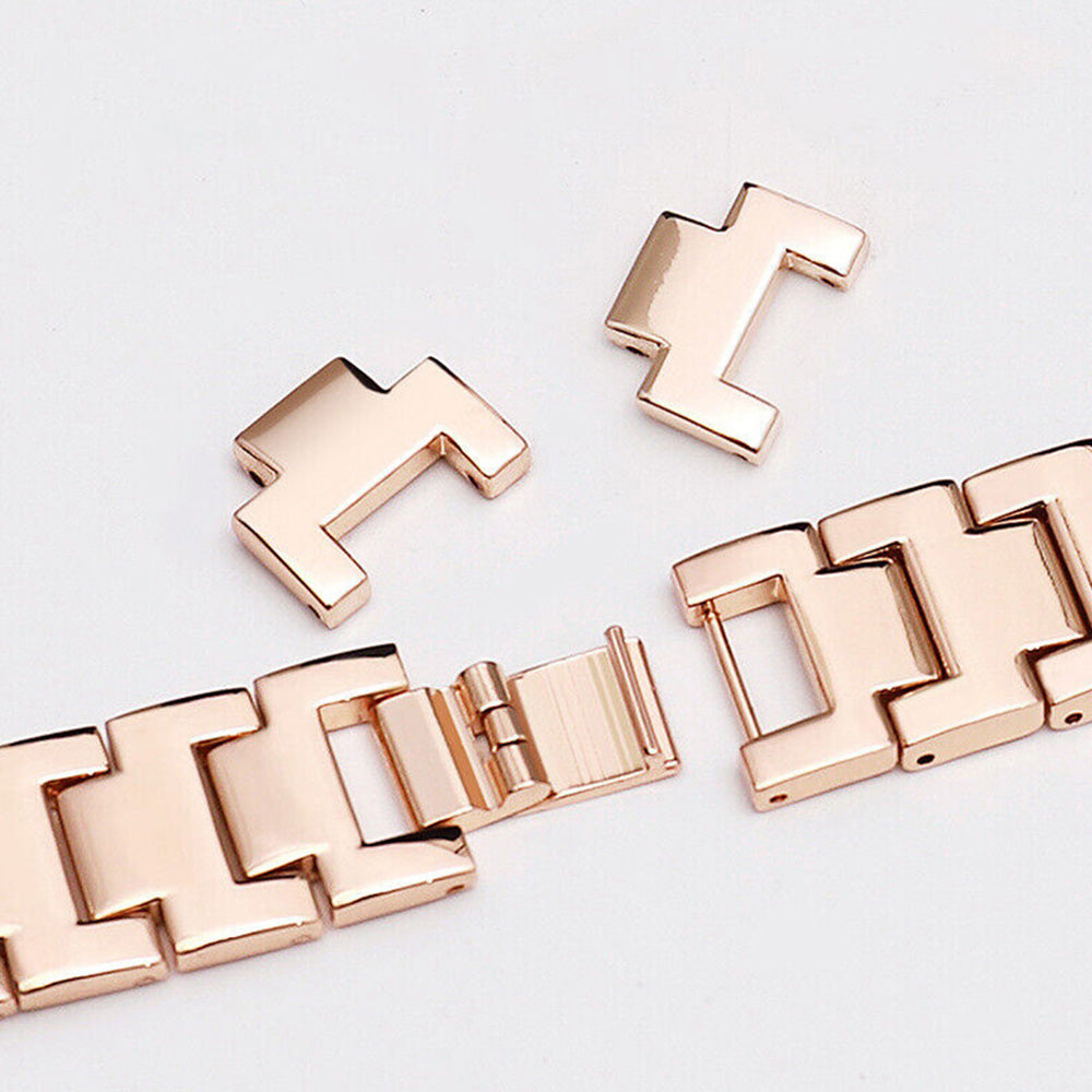 Metal Strap Band for Apple Watch Series 8 7 6 5 4 3 2 1 49mm 46mm 45mm 44mm 42mm-Rose Gold