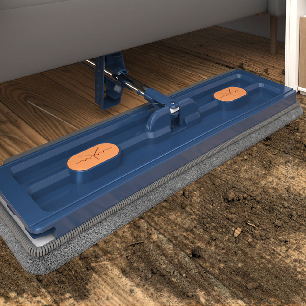 360 Degree Rotatable Adjustable Flat Mop with 2 Washable Pads