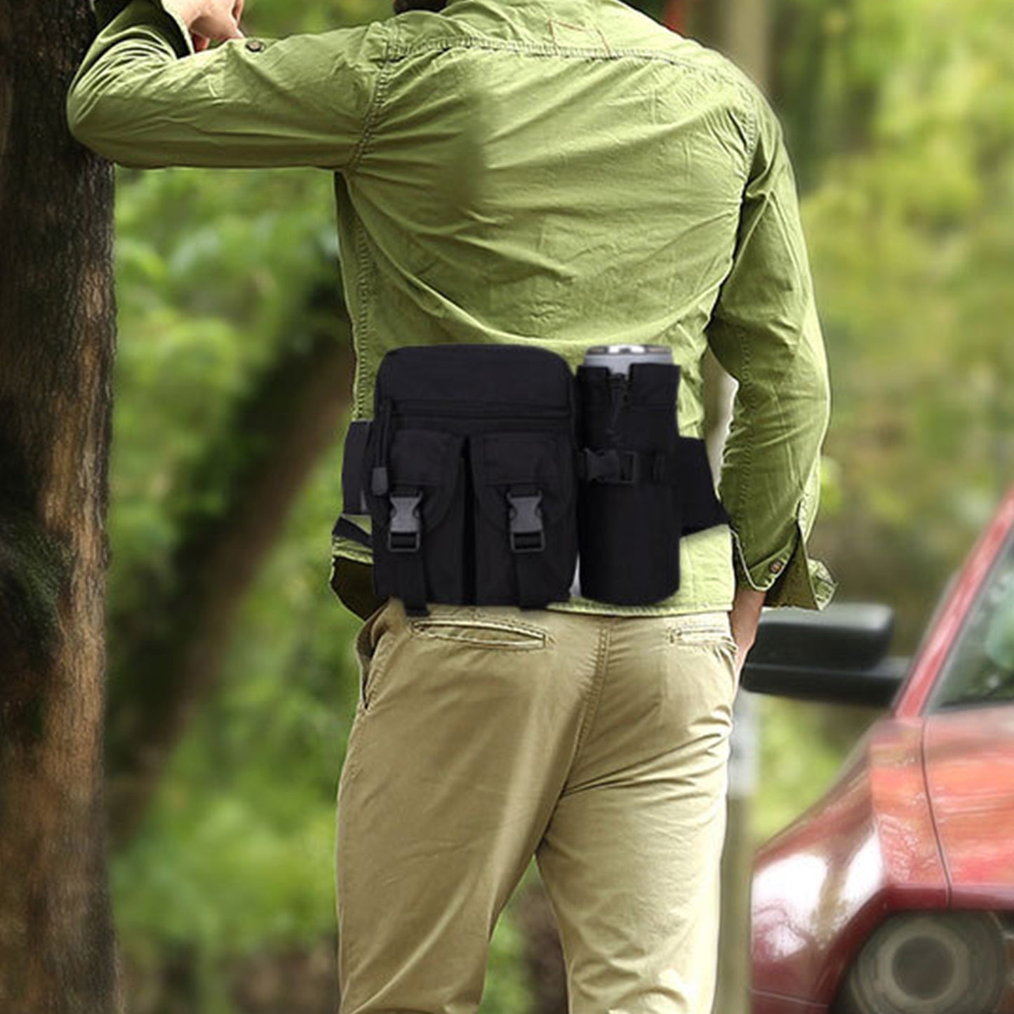 Outdoor Water Resistant Waist Bag for Travel Fishing Cycling