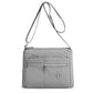 Multi-Pocket Splash-Proof Nylon Crossbody Shoulder Bag