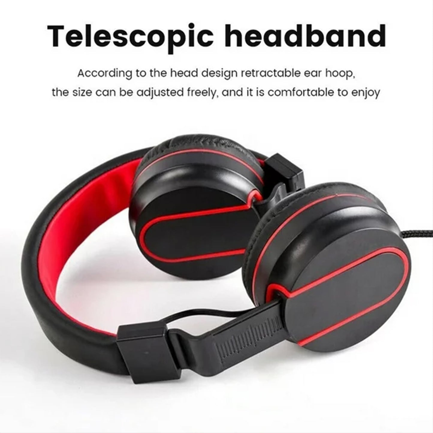 3.5mm Wired Gaming Headset MIC Headphones for PC Mac Laptop Phone