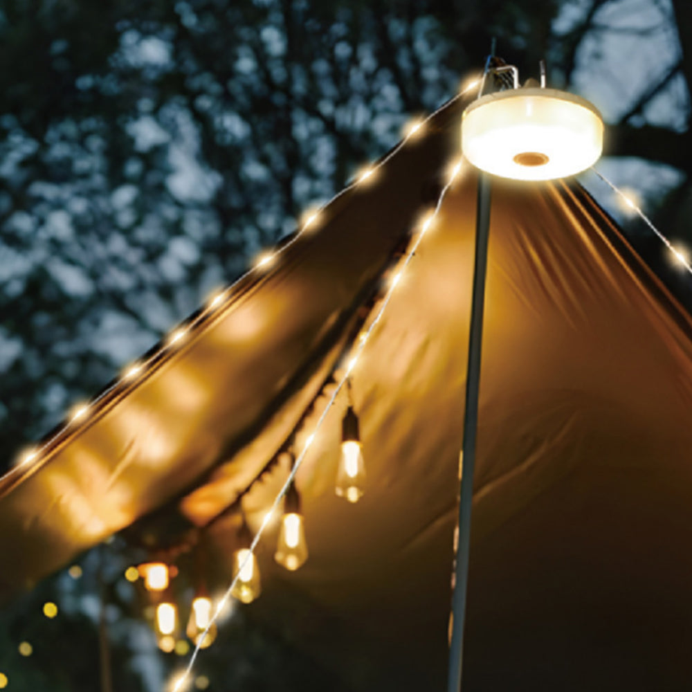 10m Portable Stowable Camping String Light