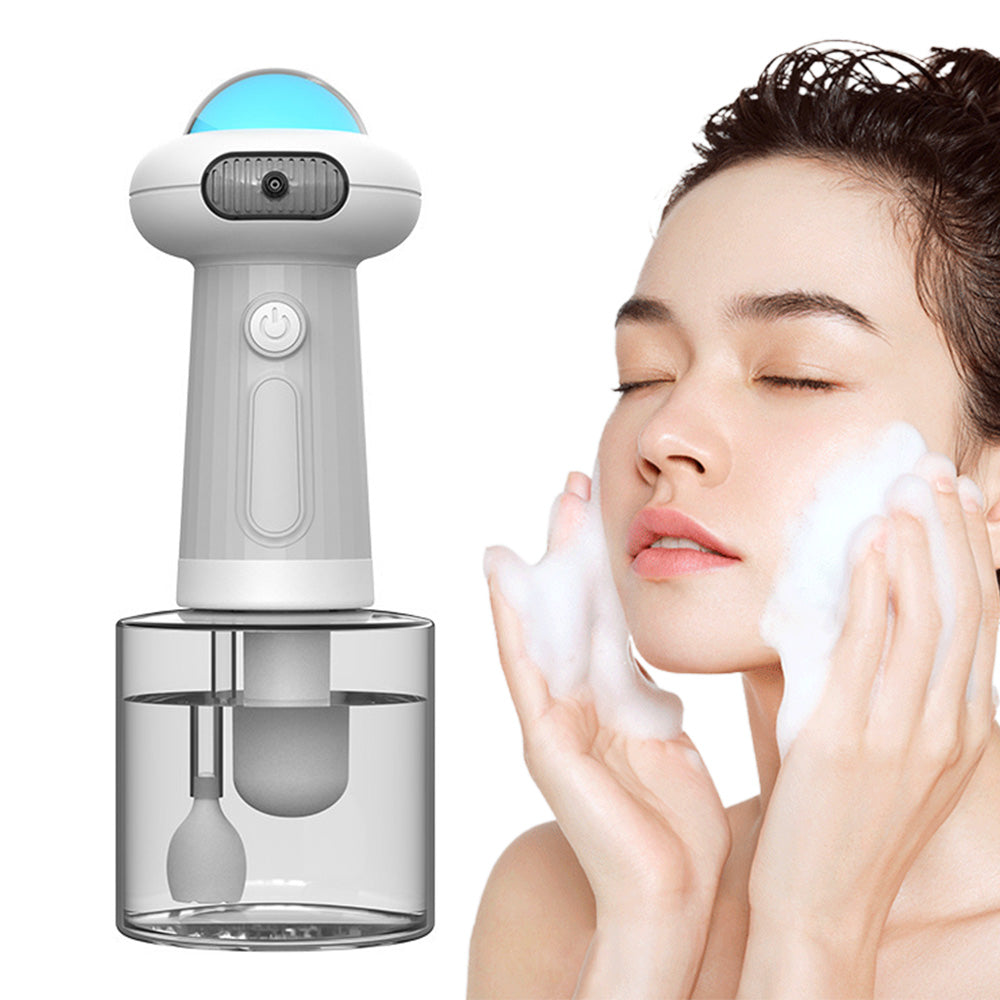 Electric Foaming Shampoo Dispenser Rechargeable Soap Dispenser For Pet Bathing Kitchen Sink Toilet Cleaning