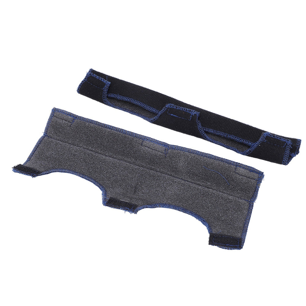 2 Cotton Foam Hard Hat Sweatbands with Hook and Loop