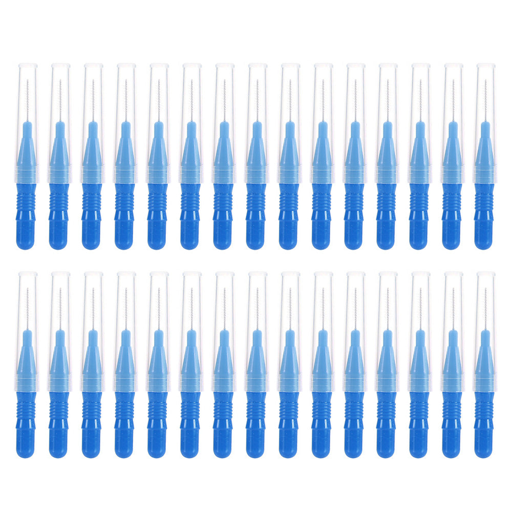 30 Pack Mini Cleaning Brushes for Braces Teeth Lashes and Brows