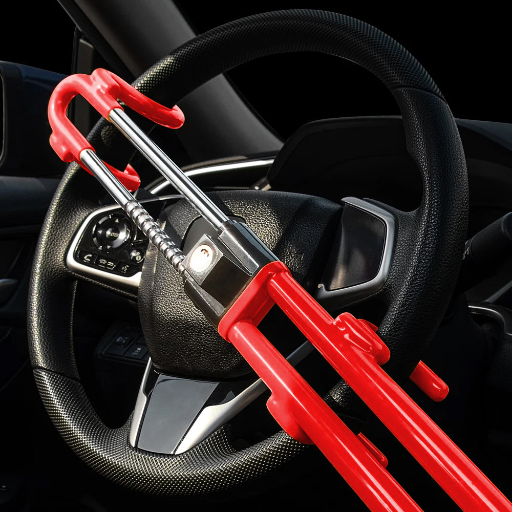 Double Hook Anti-Theft Car Steering Wheel Lock