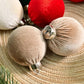 15Pcs Christmas Tree Baubles Xmas Velvet Balls Decor Hanging Home Party Ornament
